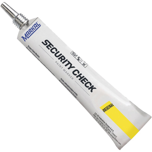 Marqueur de peinture de contr&ocirc;le de s&eacute;curit&eacute;, 1,7 oz, Tube, Jaune Brunswick Fyr & Safety