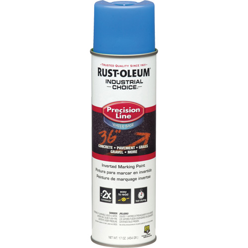 M1800 Water-Based Precision Line Marking Paint, 17 oz., Aerosol Can Brunswick Fyr & Safety