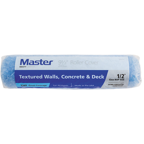 Master Knit Roller Cover, 13 mm (1/2") Nap, 240 mm (9-1/2") L Brunswick Fyr & Safety