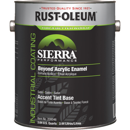 Sierra Performance Beyond Acrylic Enamel, Gallon, Tint Base Brunswick Fyr & Safety