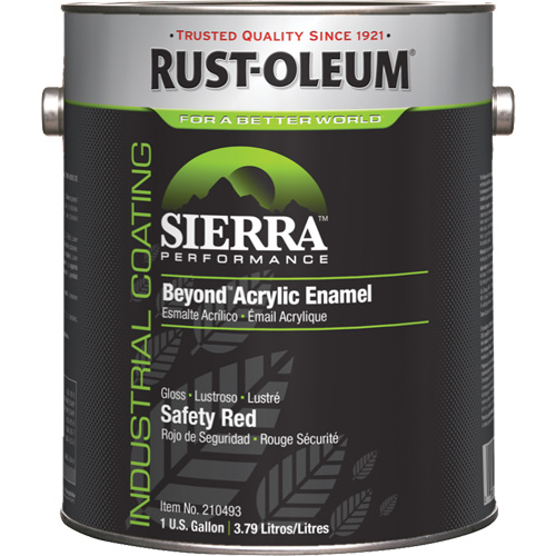 &eacute;mail acrylique Sierra Performance Beyond, Gallon, Rouge Brunswick Fyr & Safety