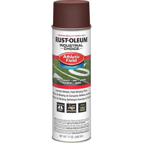 Peinture de lignage pour terrains de sport AF1600, Rouge, Canette a&eacute;rosol Brunswick Fyr & Safety