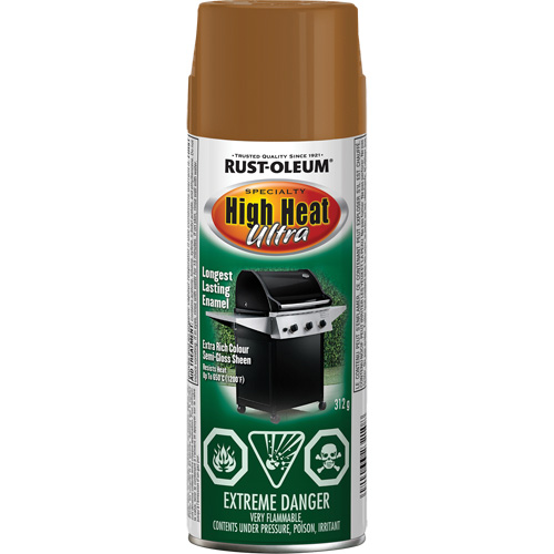 Specialty High Heat Ultra Enamel Spray Paint, Aerosol Can, Aged Copper Brunswick Fyr & Safety