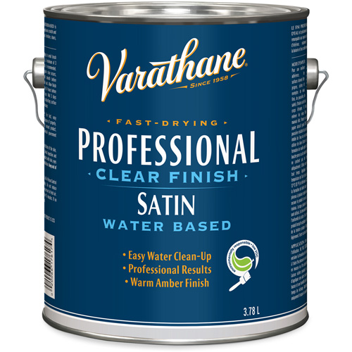 Varathane&reg; Professional Finish, 3.78 L, Clear, Satin Brunswick Fyr & Safety