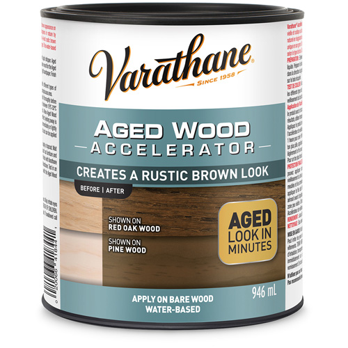 Varathane&reg; Aged Wood Accelerator, 946 ml, Rustic Brown Brunswick Fyr & Safety