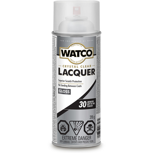 Laque pour bois Watco, 319 g, Transparent, Brillant Brunswick Fyr & Safety
