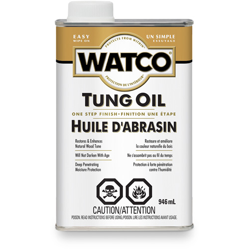Huile dabrasin Watco, 946 ml, Transparent, Transparent Brunswick Fyr & Safety
