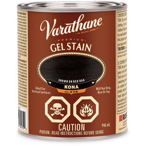Teinture en gel de qualit&eacute; sup&eacute;rieure Varathane, 946 ml, Kona Brunswick Fyr & Safety