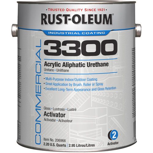 Syst&egrave;me 3300 de rev&ecirc;tement aliphatique &agrave; base dur&eacute;thane et dacrylique, 1 gal., Brillant Brunswick Fyr & Safety