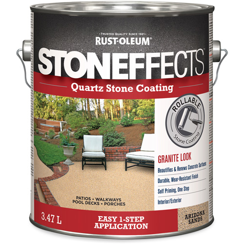 Stoneffects Quartz Stone Coating, 3.78 L, Water-Based, Textured, Beige Brunswick Fyr & Safety