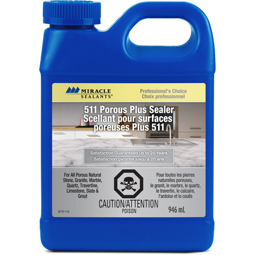 Scellant Porous Plus 511 Miracle Sealants, Cruche Brunswick Fyr & Safety