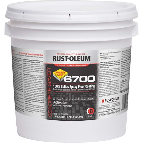 6700 System Extended Pot Life Floor Coating, 1 gal., Epoxy-Based, High-Gloss Brunswick Fyr & Safety