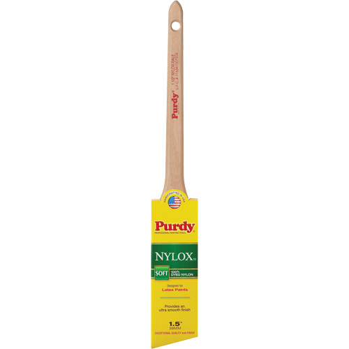 Pinceau Nylox Dale, Nylon, Manche Bois, Largeur de 1-1/2" Brunswick Fyr & Safety