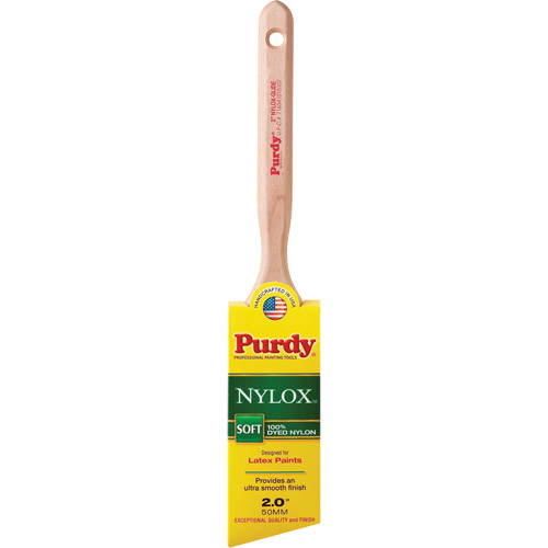 Pinceau Nylox Glide, Nylon, Manche Bois, Largeur de 2" Brunswick Fyr & Safety