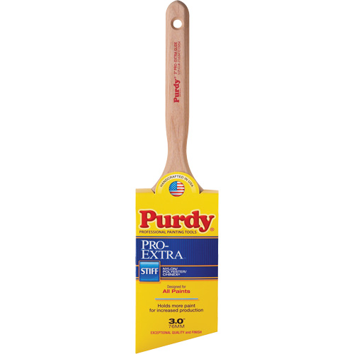 Pinceau Pro-Extra Glide, Mat&eacute;riau m&eacute;lang&eacute;, Manche Bois, Largeur de 3" Brunswick Fyr & Safety
