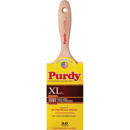 Pinceau XL Sprig, Poly/nylon, Manche Bois, Largeur de 3" Brunswick Fyr & Safety