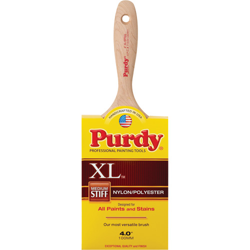 Pinceau XL Sprig, Poly/nylon, Manche Bois, Largeur de 4" Brunswick Fyr & Safety