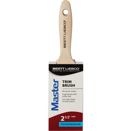 Pinceau pour garnitures Master, Poly/nylon, Manche Bois, Largeur de 2-1/2" Brunswick Fyr & Safety