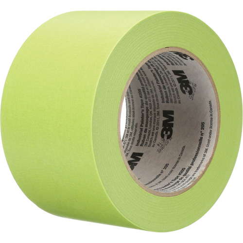 Ruban industriel 205 pour peintre, 72 mm (2-4/5") x 55 m (180'), Vert Brunswick Fyr & Safety
