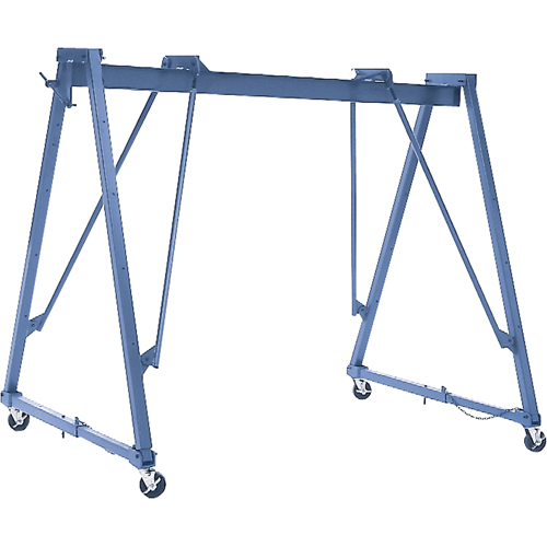 Adjustable Gantry Cranes, 10' L, 4000 lbs. (2 tons) Capacity Brunswick Fyr & Safety