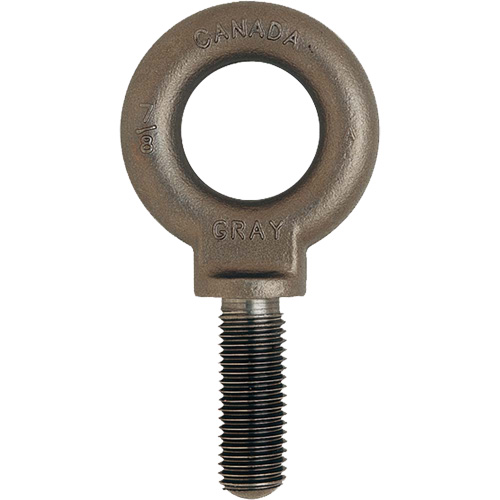 Eye Bolts, Uncoated Natural Finish, 4000lbs. (2 tons) Capacity Brunswick Fyr & Safety