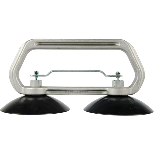 Vacuum Cups - Heavy-Duty Double Cup, 75 lbs. Capacity, 5", Pull-bar, 10" Handle Length Brunswick Fyr & Safety
