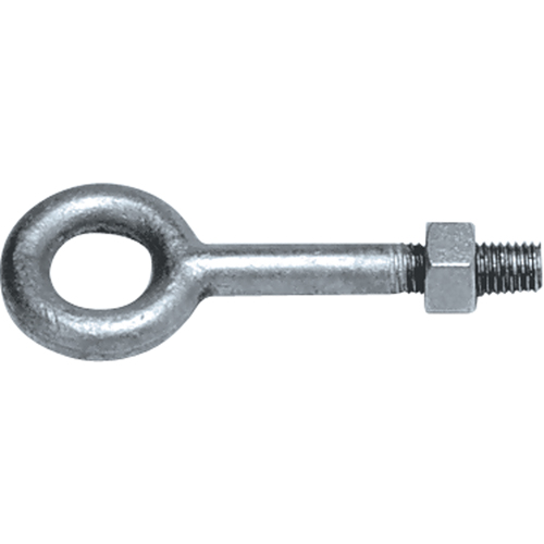 Eye Bolts, 5/8" Dia., 4" L, Galvanized, 3500 lbs. (1.75 tons) Capacity Brunswick Fyr & Safety