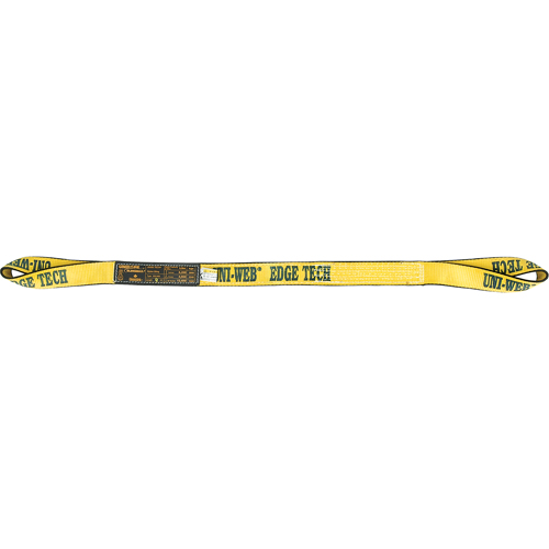 &eacute;lingue de levage en polyester, Pli Double, Oeillets renvers&eacute;s, Type 4, 2" la x 12' lo, Capacit&eacute; verticale 6200 lb Brunswick Fyr & Safety