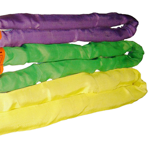 Round Slings, Blue, 4" W x 8' L, 23000 lbs. Vertical Load Brunswick Fyr & Safety