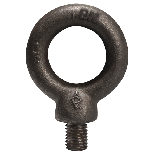 Machinery Eye Bolts, 5/8" Dia., 1-3/4" L, Uncoated Natural Finish, 4000 lbs. (2 tons) Capacity Brunswick Fyr & Safety