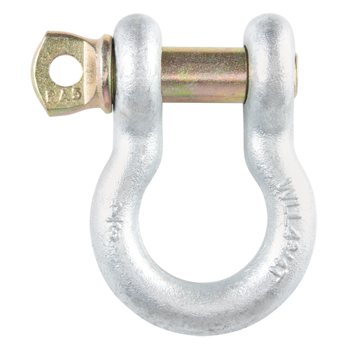 Screw Pin Anchor Shackle, 3/16", Screw Pin, Hot Dip Galvanized Brunswick Fyr & Safety