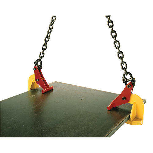 Topal Horizontal Lifting Plate Clamp TLH1 0-120, 2200 lbs. (1.1 tons) Limit, 0" - 4-3/4" Jaw Brunswick Fyr & Safety