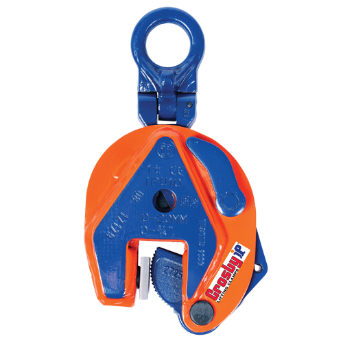 IPU10 Universal Vertical Lifting Clamp, 2000 lbs. (1 tons), 0 - 3/4" Jaw Opening Brunswick Fyr & Safety