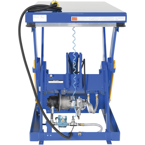 Table &eacute;l&eacute;vatrice &agrave; ciseaux hydraulique, Acier, 60" lo x 30" la, Cap. 3000 lb Brunswick Fyr & Safety