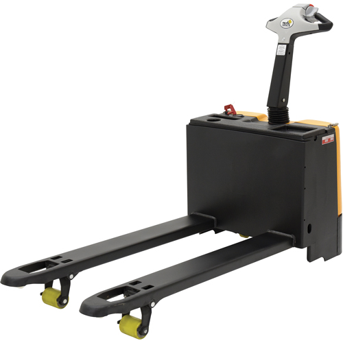 Fully Powered Electric Pallet Truck With  Scale, 3300 lbs. Cap., 48" L x 28.25" W Brunswick Fyr & Safety