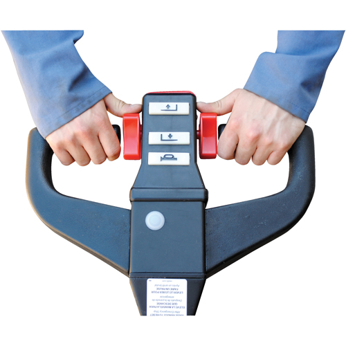 Fully Powered Electric Pallet Truck, 4500 lbs. Cap., 48" L x 30.25" W Brunswick Fyr & Safety