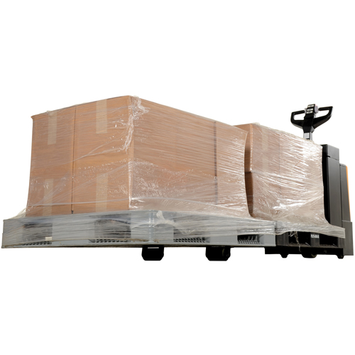 Transpalette &eacute;lectrique motoris&eacute; a/plateforme &agrave; conducteur debout, Capacit&eacute; 4500 lb, 96" lo x 30" la Brunswick Fyr & Safety