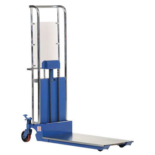 Hefti-Lift Load Stacker, Foot Pump Operated, 300 lbs. Capacity, 59" Max Lift Brunswick Fyr & Safety