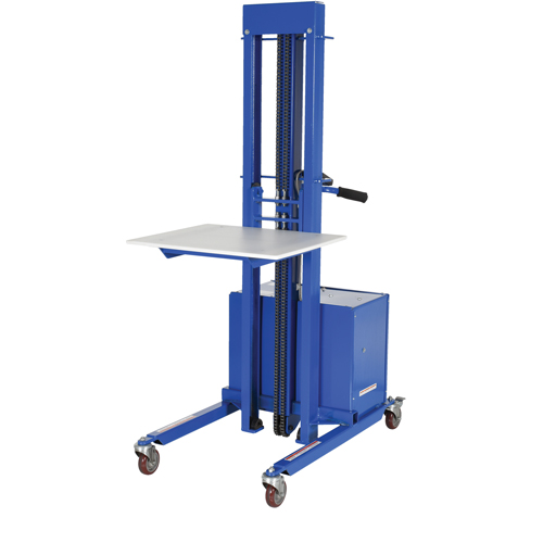 Gerbeur &agrave; levage rapide, M&eacute;canisme &eacute;lectrique, Capacit&eacute; de 400 lb, Levage max de 57" Brunswick Fyr & Safety