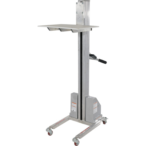 Gerbeur &agrave; levage rapide, M&eacute;canisme &eacute;lectrique, Capacit&eacute; de 175 lb, Levage max de 57" Brunswick Fyr & Safety