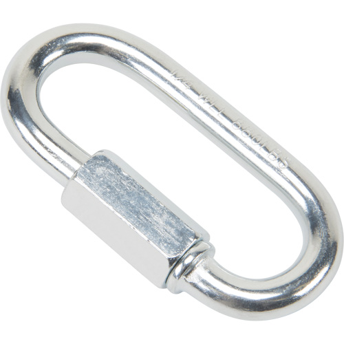 Zinc Plated Quick Link, 880 lbs (0.44 tons), 1/4" Brunswick Fyr & Safety