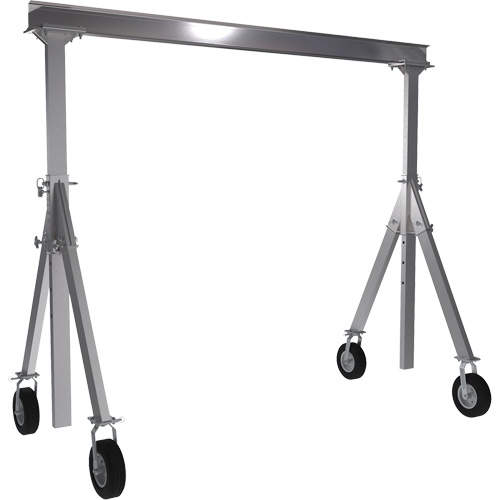 Grue-portique ajustable en aluminium, 10' lo, Capacit&eacute; 1500 lb (0,75 tonne) Brunswick Fyr & Safety