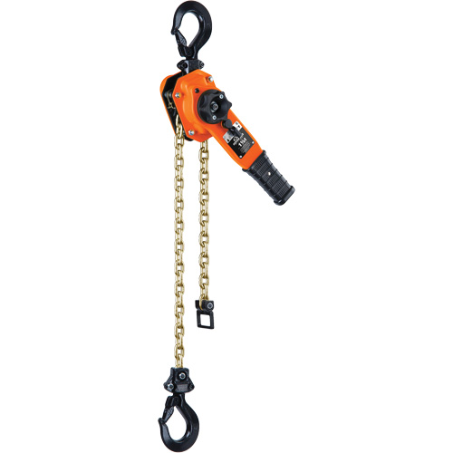 Series 653-A Ratchet Lever Hoist, 15' Lift, 3000 lbs. (1.5 tons) Capacity, Steel Chain Brunswick Fyr & Safety