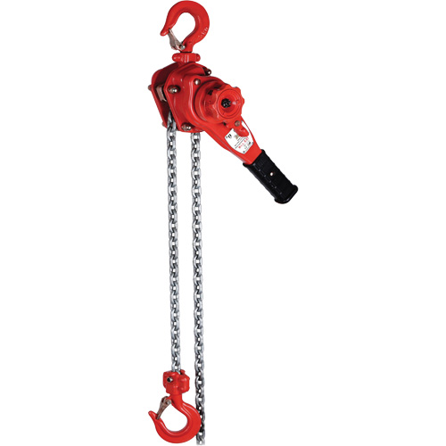 VQ Super Series Lever Hoist, 5' Lift, 2200 lbs. (1.1 tons) Capacity, Grade 100 Alloy Chain Brunswick Fyr & Safety