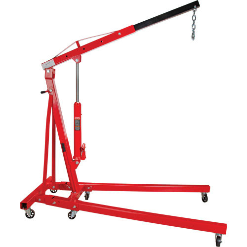 Folding Shop Crane, 4000 lbs. (2 tons) Capacity Brunswick Fyr & Safety