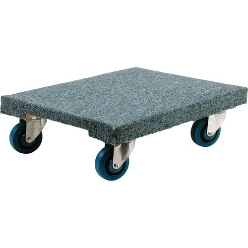 Wood Dollies - Heavy-Duty, Rubber Wheels, 1400 lbs. Capacity, 18" W x 30" D x 7" H Brunswick Fyr & Safety