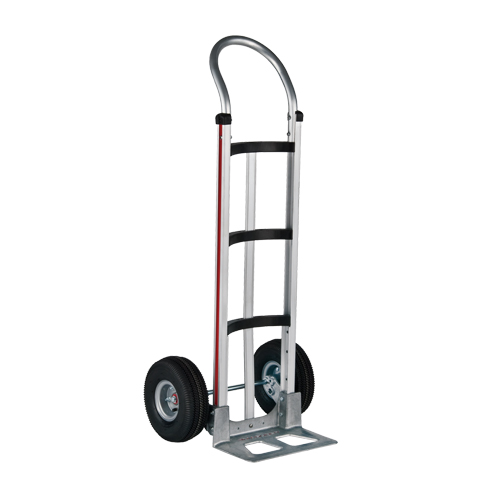 Knocked Down Hand Truck, Continuous Handle, Aluminum, 48" Height, 500 lbs. Capacity Brunswick Fyr & Safety