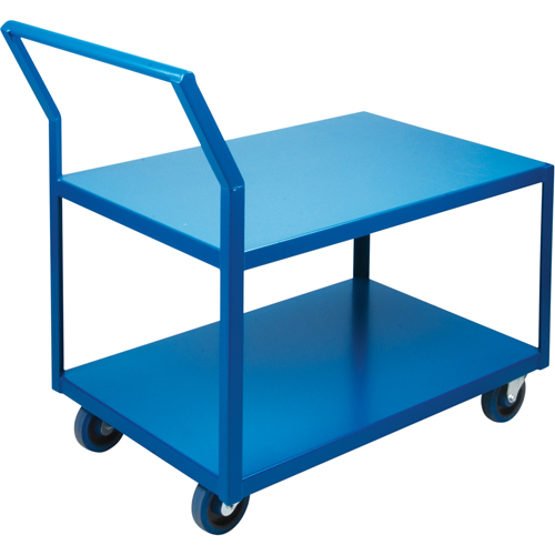 Chariots Surbaiss&eacute;s Robustes, 2 niveaux, 18" la x 30" p x 40" h, 1200 lb Cap Brunswick Fyr & Safety