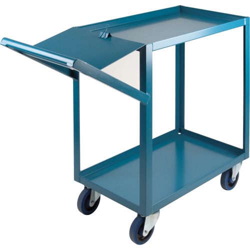 Order Picking Carts, 36" H x 18" W x 46" D, 2 Shelves, 1200 lbs. Capacity Brunswick Fyr & Safety