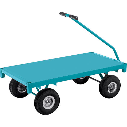 Platform Trucks - Ergonomic Platform Wagon Trucks, 24" W x 48" L, 1000 lbs. Capacity Brunswick Fyr & Safety